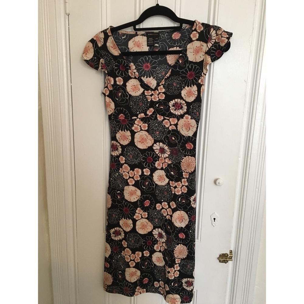 Flowery BCBG dress